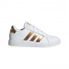 ADIDAS Grand Court 2.0 K Gs Bianco Oro - Sneakers Bambina