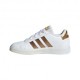 ADIDAS Grand Court 2.0 K Gs Bianco Oro - Sneakers Bambina