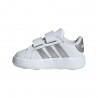 ADIDAS Grand Court 2.0 C F I Td Bianco Argento - Sneakers Bambina