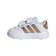 ADIDAS Grand Court 2.0 C F I Td Bianco Oro - Sneakers Bambina