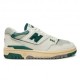 New Balance 550 Mesh Lea Bianco Verde - Sneakers Uomo