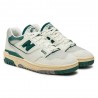 New Balance 550 Mesh Lea Bianco Verde - Sneakers Uomo