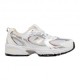 New Balance 530 Mesh Gs Bianco Argento - Sneakers Bambina