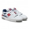 New Balance 550 Lea Gs Bianco Rosso - Sneakers Bambino