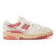 New Balance 550 Meash Lea Gs Bianco Rosa - Sneakers Bambina