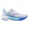 Mizuno Wave Rider 28 Bianco Mugen Blue River Blue - Scarpe Running Donna