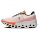 On Cloudmonster 2 Bianco Flame - Scarpe Running Donna