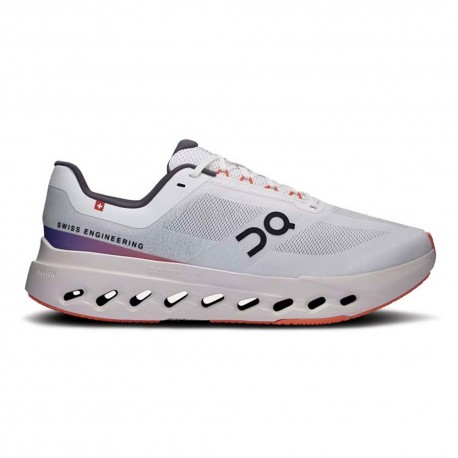 On Cloudsurfer Next Bianco Flame - Scarpe Running Uomo