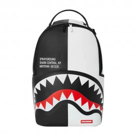 Sprayground Zaino Shark Central Bicolor Bianco