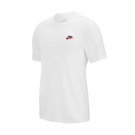 Nike T-Shirt Logo Piccolo Bianco Uomo