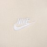 Nike Pantaloni Con Polsino Logo Piccolo Beige Uomo