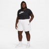 Nike T-Shirt Plus Size Logo Futura Nero Donna