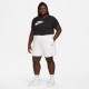 Nike T-Shirt Plus Size Logo Futura Nero Donna