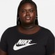 Nike T-Shirt Plus Size Logo Futura Nero Donna