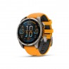 Garmin Fenix 8 Amoled 47 mm Grigio Arancio