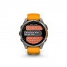 Garmin Fenix 8 Amoled 47 mm Grigio Arancio