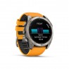 Garmin Fenix 8 Amoled 51 mm Grigio Arancio