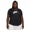 Nike T-Shirt Plus Size Logo Futura Nero Donna