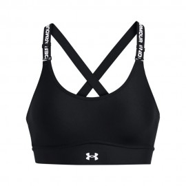 Under Armour Reggiseno Sportivo Inifinity Mid Nero Donna