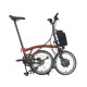 Brompton Folding C-Line Explore 6V Flame Lacquer - City Bike Elettrica