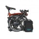 Brompton Folding C-Line Explore 6V Flame Lacquer - City Bike Elettrica