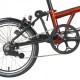 Brompton Folding C-Line Explore 6V Flame Lacquer - City Bike Elettrica