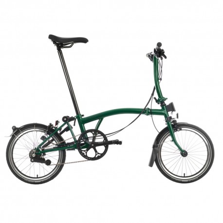 Brompton Folding C-Line Explore 6V Racing Green - Bicicletta Pieghevole