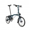 Brompton Folding C-Line Explore 6V Ocean Blue - Bicicletta Pieghevole