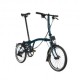 Brompton Folding C-Line Explore 6V Ocean Blue - Bicicletta Pieghevole