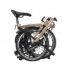 Brompton Folding C-Line Explore 6V Dune Sand - Bicicletta Pieghevole