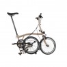 Brompton Folding C-Line Explore 6V Dune Sand - Bicicletta Pieghevole