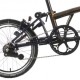 Brompton Folding C-Line Explore 6V Black Lacquer - Bicicletta Pieghevole