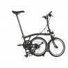 Brompton Folding C-Line Explore 6V Black Lacquer - Bicicletta Pieghevole