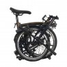 Brompton Folding C-Line Explore 6V Black Lacquer - Bicicletta Pieghevole