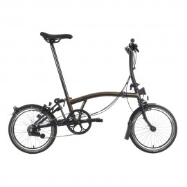 Brompton Folding C-Line Explore 6V Black Lacquer - Bicicletta Pieghevole