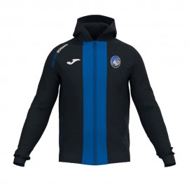 Joma Sport Felpa Calcio Atalanta Free Time Fz Nero Blu Uomo