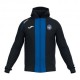 Joma Sport Felpa Calcio Atalanta Kangaroo Fz Nero Blu Uomo