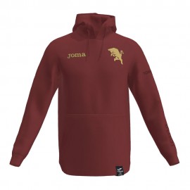 Joma Sport Felpa Calcio Torino Free Time Granata Grigio Uomo