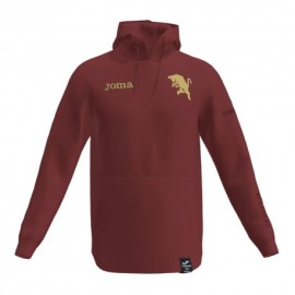 Joma Sport Felpa Calcio Torino Free Time Granata Grigio Bambino