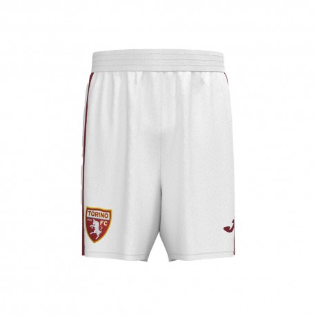 Joma Sport Pantaloncini Calcio Torino Home 24 25 Bianco Uomo