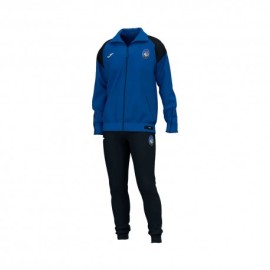 Joma Sport Tuta Calcio Atalanta Fleece Free Time Blu Nero Bambino