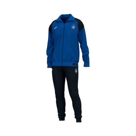 Joma Sport Tuta Calcio Atalanta Fleece Free Time Blu Nero Bambino