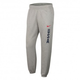 Nike Pantaloni Tuta Usa Flc Antracite Blu Uomo