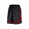 Nike Pantaloncini Basket Nba Bulls Nero Rosso Uomo