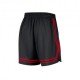 Nike Pantaloncini Basket Nba Bulls Nero Rosso Uomo