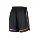 Nike Pantaloncini Basket Nba Lakers Nero Giallo Uomo