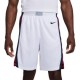 Nike Pantaloncini Basket Usa Home Bianco Blu Uomo