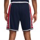 Nike Pantaloncini Basket Usa Pregame Blu Rosso Uomo