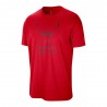 Nike T-Shirt Basket Nba Bulls Rosso Nero Uomo