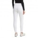 Ea7 Pantaloni Con Polsino Big Logo Bianco Donna